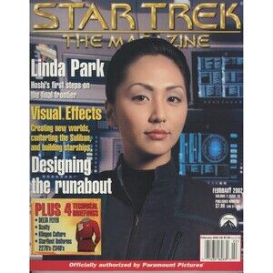 Star Trek The Magazine 2002 February Linda Park Scotty Delta Flyer  C-9